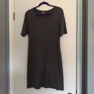 Grey T-shirt dress